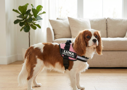 Personalized Reflective Dog Harness