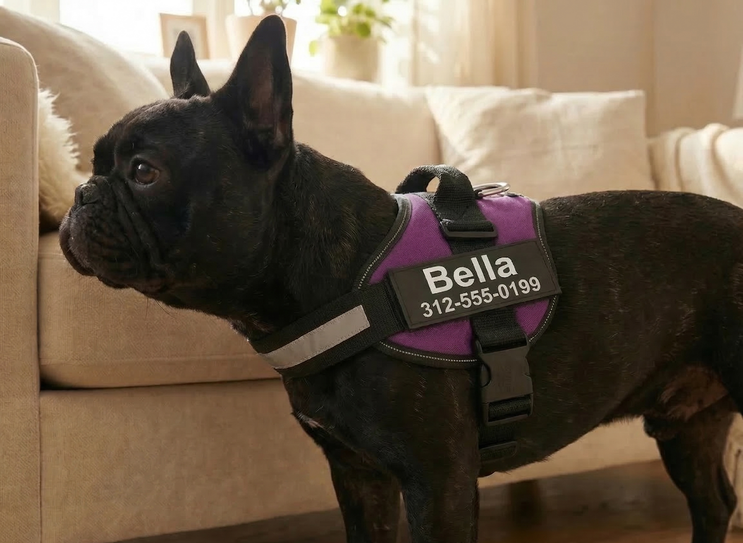 Personalized Reflective Dog Harness