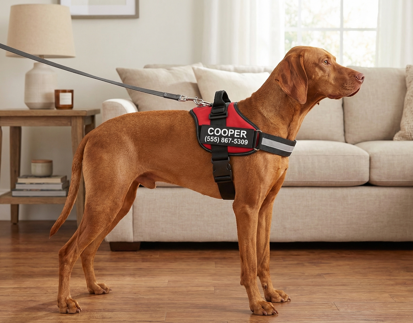 Personalized Reflective Dog Harness
